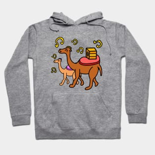 Funny cartoon camels Hoodie